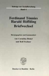 Produktbild: Ferdinand T&ouml;nnies - Harald H&ouml;ffding.