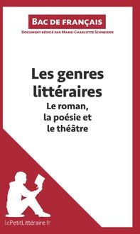 Produktbild: Les genres litt&eacute;raires - Le roman, la po&eacute;sie et le th&eacute;&acirc;tre (Bac de fran&ccedil;ais))