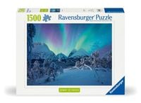 Produktbild: Erwachsenenpuzzle Power of Nature 1500 Teile - Wenn die Nordlichter tanzen
