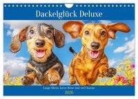 Produktbild: Dackelgl&uuml;ck Deluxe. Lange Ohren, kurze Beine und viel Charme (Wandkalender 2026 DIN A4 quer), CALVENDO Monatskalender