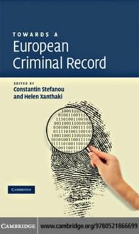 Produktbild: Towards a European Criminal Record
