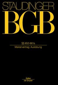 Produktbild: &sect;&sect; 652-661a