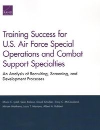 Produktbild: Training Success for U.S. Air Force Special Operations and Combat Support Specialties