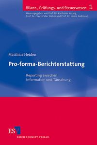 Produktbild: Pro-forma-Berichterstattung