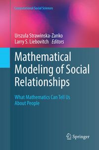 Produktbild: Mathematical Modeling of Social Relationships