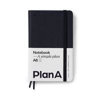 Produktbild Notizbuch A6 Hardcover Liniert Midnight Black