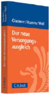 Produktbild: Der neue Versorgungsausgleich