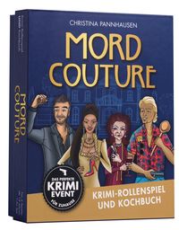Bild vom Artikel Mord Couture. Krimi-Rollenspiel und Kochbuch. Das perfekte Krimi-Event für Zuhause. Für 6 Spieler ab 12 Jahren vom Autor Christina Pannhausen