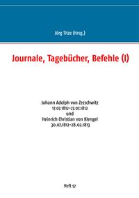 Produktbild: Journale, Tageb&uuml;cher, Befehle (I)