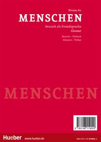 Menschen A2. Glossar Deutsch-Türkisch