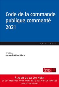 Produktbild: Code de la Commande Publique Commente (Edition 2021)