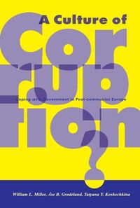 Produktbild: A Culture of Corruption?