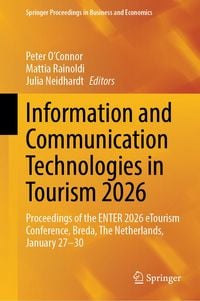 Produktbild: Information and Communication Technologies in Tourism 2026