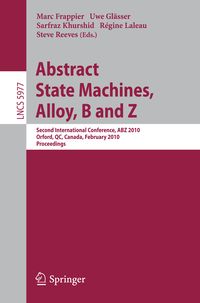 Produktbild: Abstract State Machines, Alloy, B and Z