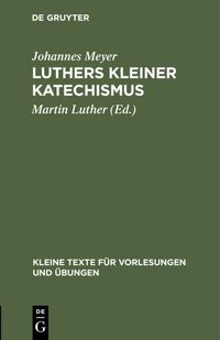 Produktbild: Luthers kleiner Katechismus