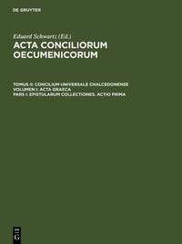 Produktbild: Epistularum collectiones. Actio prima