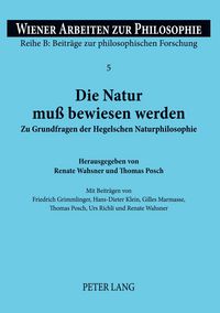 Produktbild: Die Natur mu&szlig; bewiesen werden