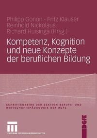 Produktbild: Kompetenz, Kognition und Neue Konzepte der beruflichen Bildung