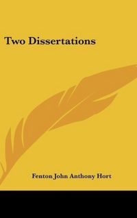 Produktbild: Hort, F: Two Dissertations