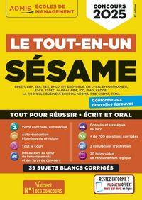 Produktbild: Le Tout En Un Sesame 35 Sujets Blancs Ecrits et Oraux Tutos Offerts: