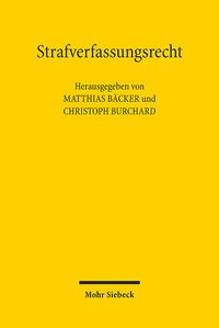 Produktbild: Strafverfassungsrecht