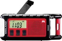 Produktbild: Midland ER 300 Pro Notfallradio AM, UKW Bluetooth&reg;, Notfallradio, UKW, MW, USB Handkurbel, Solarpanel, Powerbank-Funktion, Taschenlampe, sto&szlig;fest,