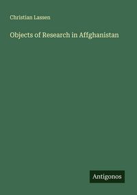 Produktbild: Objects of Research in Affghanistan