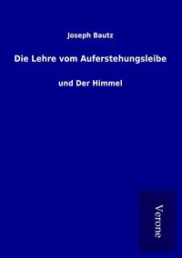 Produktbild: Die Lehre vom Auferstehungsleibe