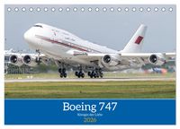 Produktbild: Boeing 747 Kalender (Tischkalender 2026 DIN A5 quer), CALVENDO Monatskalender