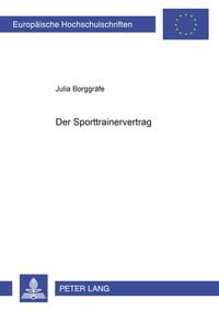 Produktbild: Der Sporttrainervertrag