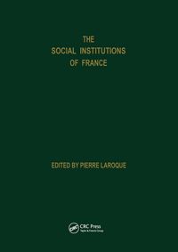 Produktbild: Social Institutions Of France