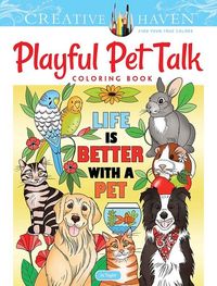 Produktbild: Taylor, J: Creative Haven Playful Pet Talk Coloring Book
