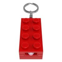 Produktbild: LEGO Stein-Rot Schl&uuml;sselanh&auml;nger mit Taschenlampe