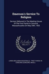 Produktbild: Emerson's Service To Religion