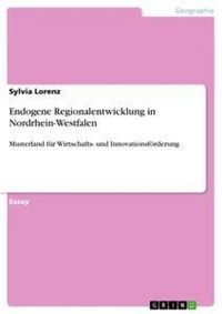 Produktbild: Endogene Regionalentwicklung in Nordrhein-Westfalen