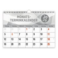 Produktbild Monatsterminplaner Wire-O 2026