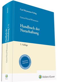 Produktbild: Handbuch der Notarhaftung
