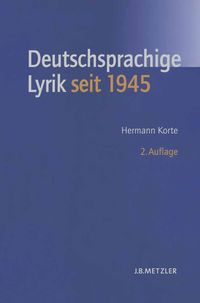 Produktbild: Deutschsprachige Lyrik seit 1945