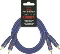 Produktbild: Renegade Ren1RCA Cinchkabel 1.00m [2x Cinch-Stecker - 2x Cinch-Stecker]