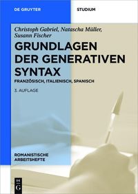 Produktbild: Grundlagen der generativen Syntax