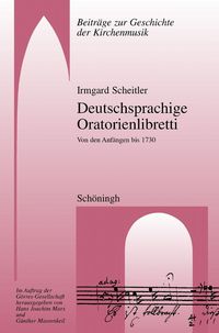 Produktbild: Deutschsprachige Oratorienlibretti
