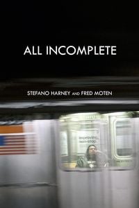 Produktbild: Moten, F: All Incomplete