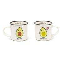 Produktbild: Legami 2er Set Kaffeetassen - Avocado
