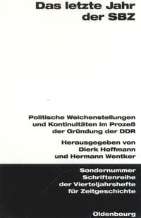 Produktbild: Das letzte Jahr der SBZ