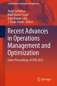 Produktbild: Recent Advances in Operations Management and Optimization