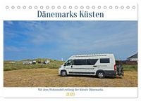 Produktbild: Mit dem Wohnmobil entlang der K&uuml;ste D&auml;nemarks (Tischkalender 2026 DIN A5 quer), CALVENDO Monatskalender
