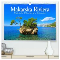Produktbild: Makarska Riviera - Malerische Urlaubsorte in Dalmatien (hochwertiger Premium Wandkalender 2026 DIN A2 quer), Kunstdruck in Hochglanz