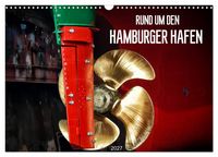 Produktbild: Rund um den Hamburger Hafen (Wandkalender 2027 DIN A3 quer), CALVENDO Monatskalender