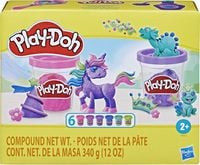 Produktbild: Hasbro F99325L0 - Play-Doh Glitzerknete, Funkelknete, 6 Dosen je 56g
