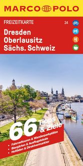 Produktbild: MARCO POLO Freizeitkarte 24 Dresden, Oberlausitz, S&auml;chsische Schweiz 1:100.000